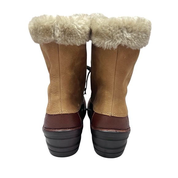 NWOB Bionica Leather Rosemount Waterproof Shearling Lined Winter Snow Boots - Picture 6 of 11